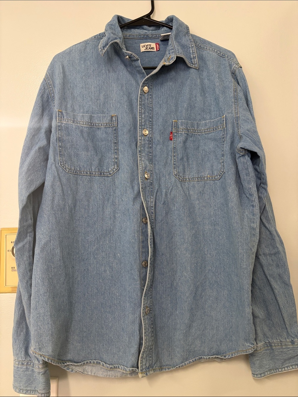Levi's Light Blue Denim Button-Down Shirt